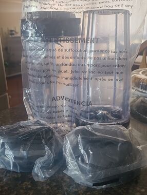 Compact Personal Blender Jar Replacement - Clear/Black